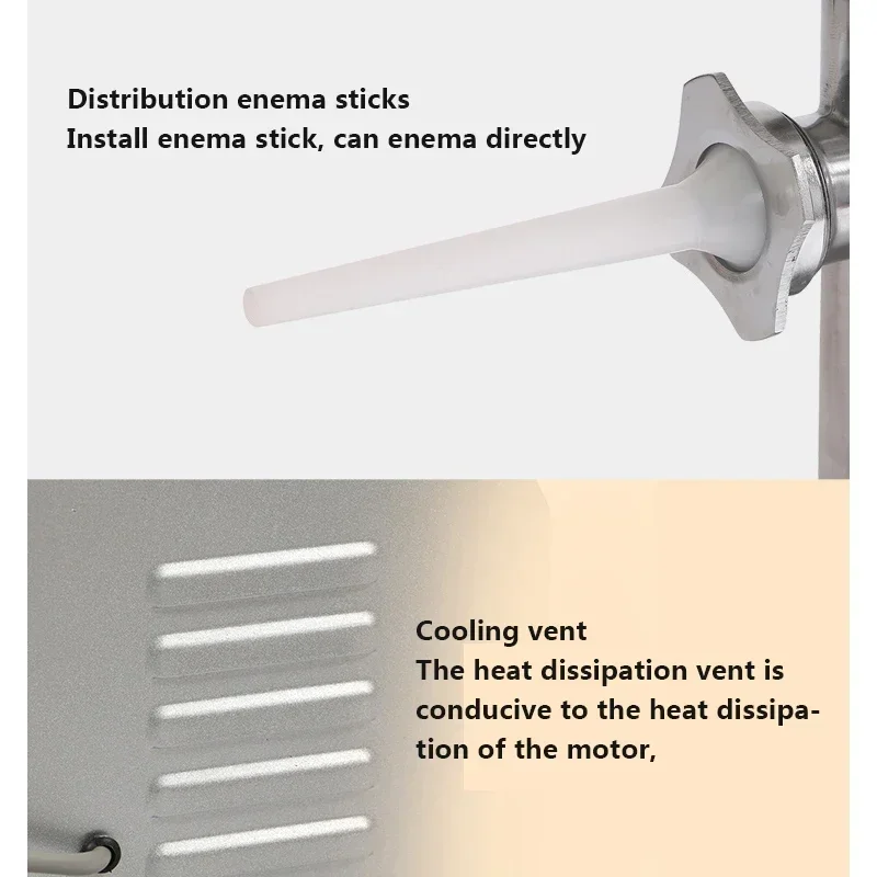 مفرمة اللحم الكهربائية الجديدة السجق ستوفير الفولاذ المقاوم للصدأ التقطيع القطاعة اللحوم المطبخ قطاعة اللحوم 2200 واط