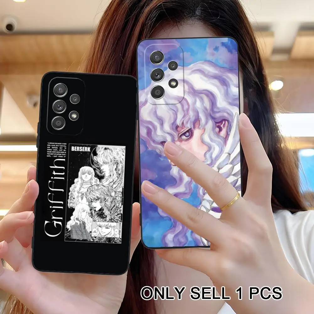 Anime Griffith Phone Case for Samsung Galaxy A56 55 54 53 52 51 36 35 34 23 16 15 5G Soft TPU Shockproof Cover view 4