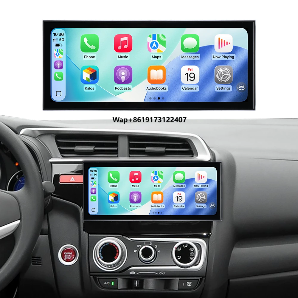 

ZWNAV 15,8-дюймовый беспроводной мультимедийный радиоприемник с CarPlay и Android Auto для автомобилей 2013-2015 годов выпуска, Android 14, сенсорный экран, DVD-плеер