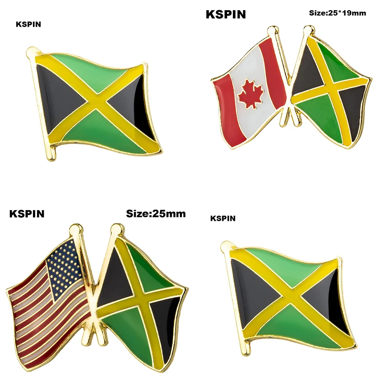 

Jamaica flag pin lapel pin badge Brooch Icons