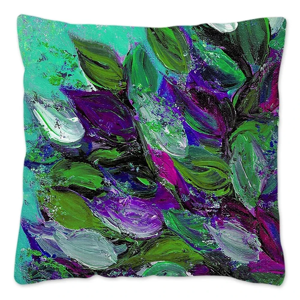 Luxury Home Decoration Pillowcases, Living Room Sofa Cushion Covers, Creative Oil Painting Pattern Decorative Pillowcases