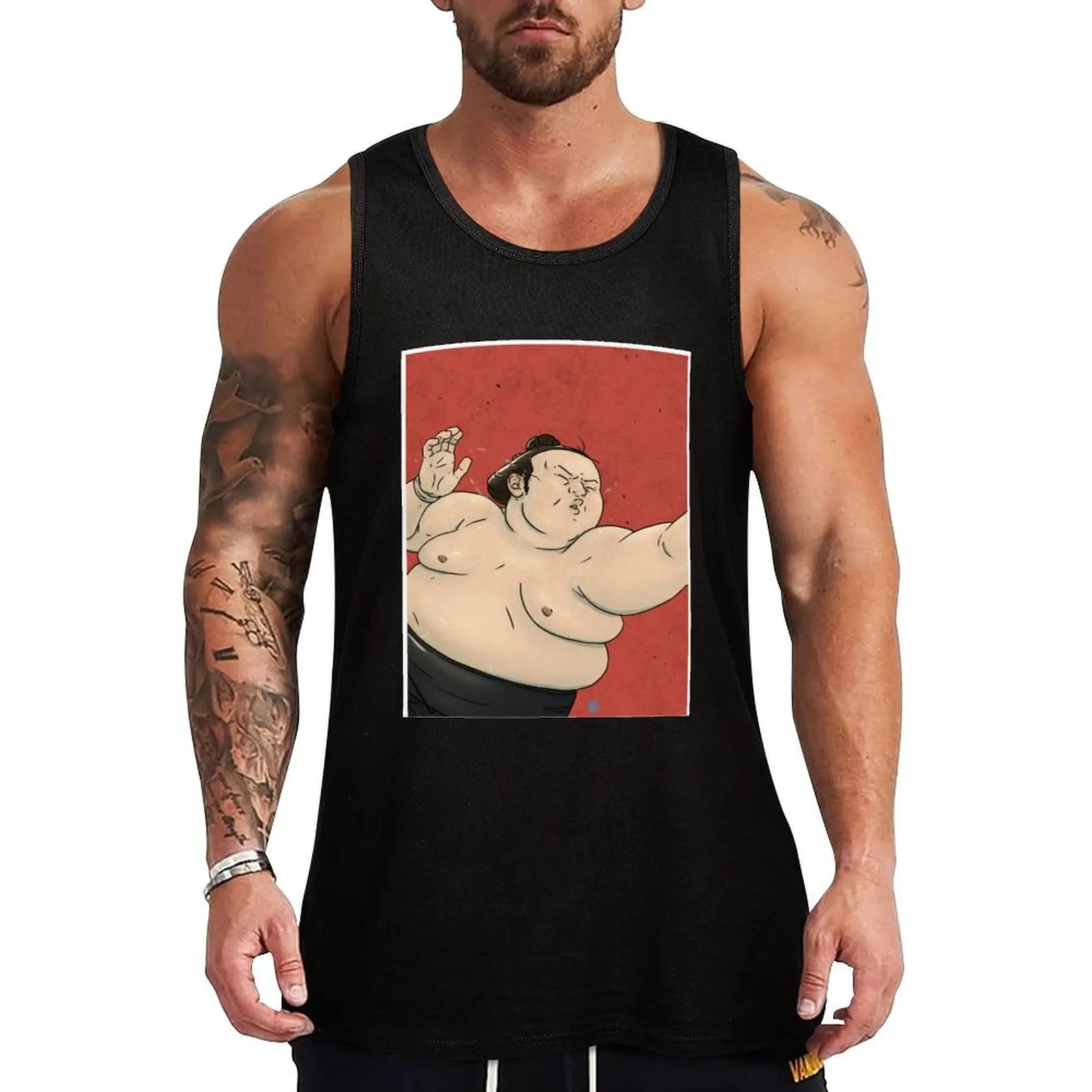 

Takakeisho Tank Top Man gym clothes Men's summer t-shirt