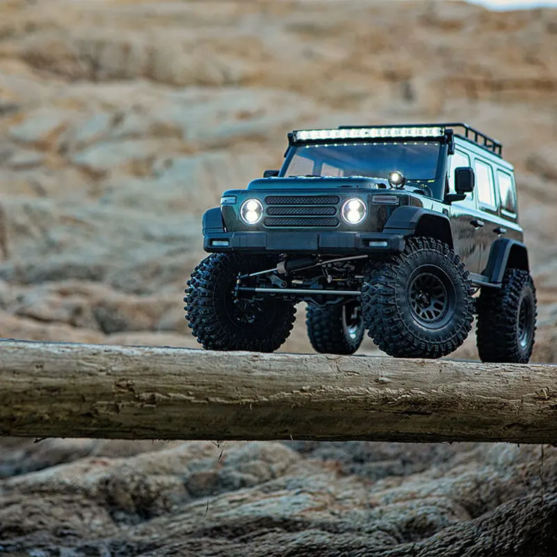 イーコン 1/8スケール オフロードRCカー 4WD 電動リモコン クライミングカー デフロック付き デュアルスピード LEDライト搭載