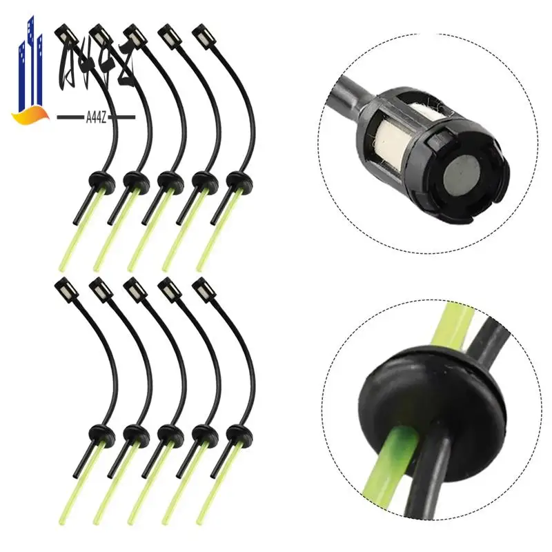 

A44Z-Parts Fuel Hose Accessories 10Pcs Fuel Filter Kit Cutter Lawn Mower Grass Trimmer Replacement Useful Convenient
