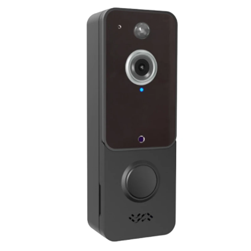 

Low Power Consumption HD Smart Video Doorbell WIFI Wireless Doorbell Night Vision Smart Cloud Storage Doorbell,Black