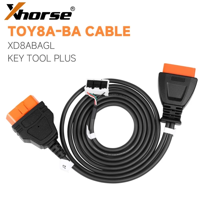 XHORSE VVDI for TOY-BA Cable XD8ABAGL BA All Keys Lost Adapter for VVDI Key Tool Plus, Key Tool Max Pro and FT-Mini OBD Tool