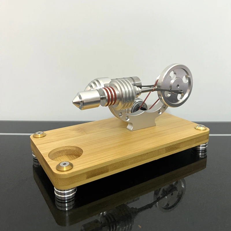 

Прецизионная модель одноцилиндрового двигателя M14-03-S, микрогенератор, модель двигателя внешнего сгорания, игрушка