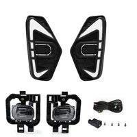 Lámpara antiniebla LED DRL luz de circulación diurna para Nissan Navara NP300 Frontier 2020 2021 2022 conducción blanco amarillo lámpara de señal de giro 12V