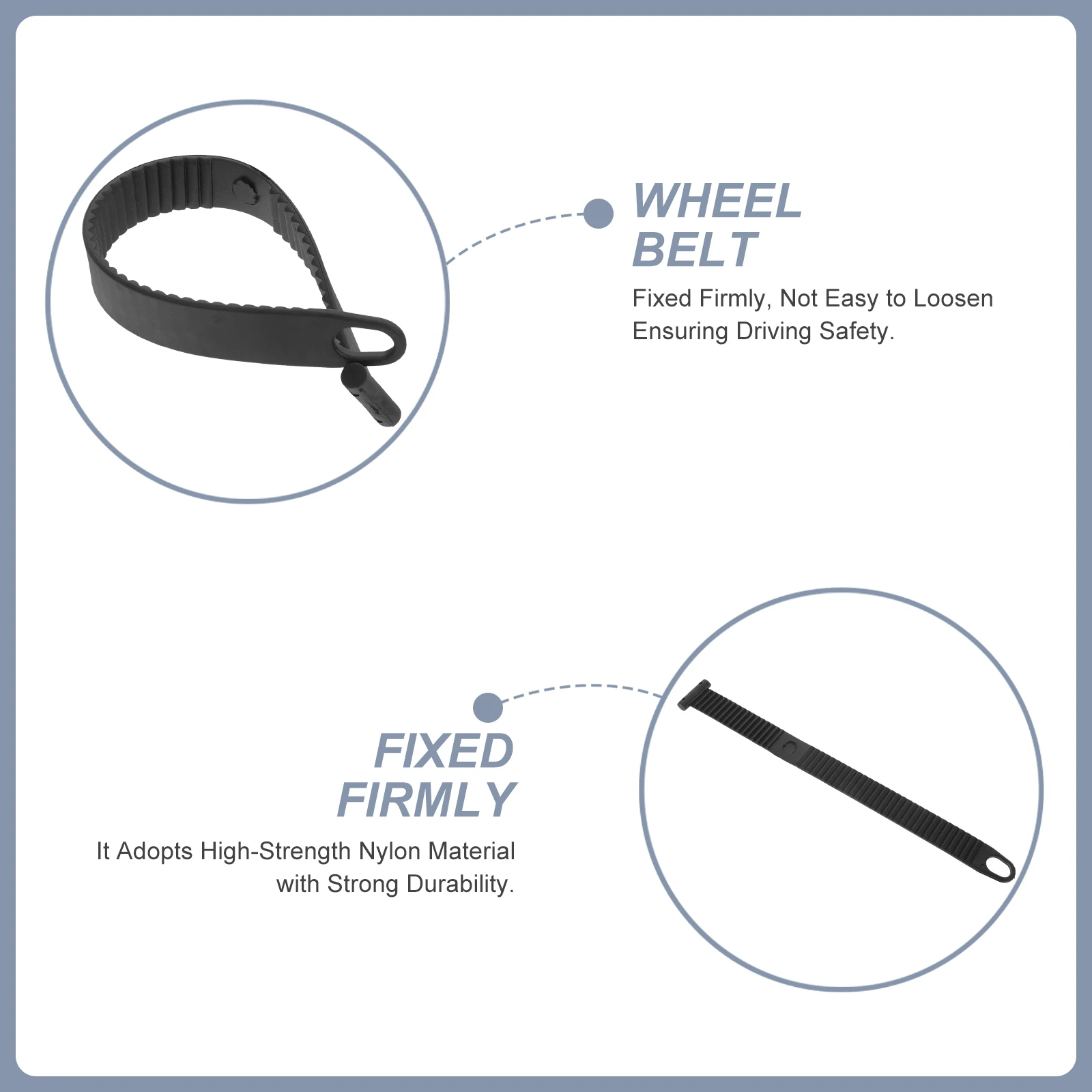 

1pcs Heavy-Duty Rubber Strap Fixation Bike Luggage Cargo Belt Multi-Use Portable Motorcycle Scooter Trunk Fastening Belt Fixing