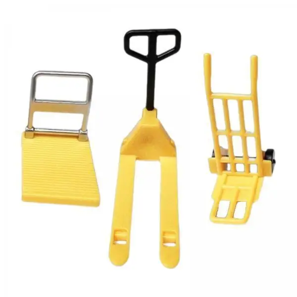 

1 12 Scale Dollhouse Outdoor Tools Mini Tractor Vehicle Toy Model Set for Kids Room Decoration