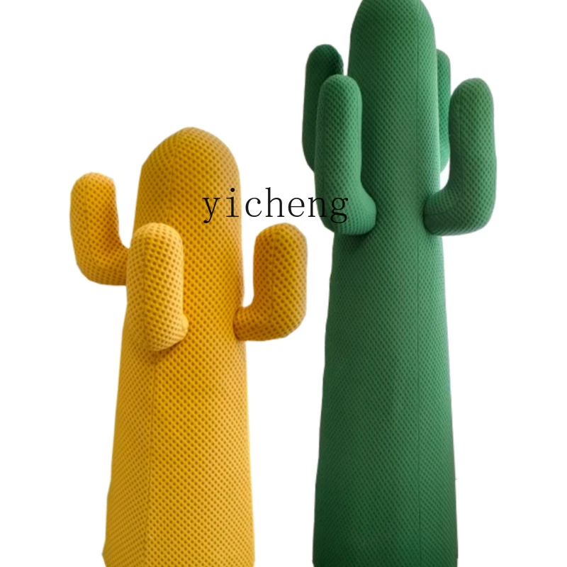 Xl Cactus Big Decorations Soft Light Luxury Coat Rack Living Room Home Floor Ornaments