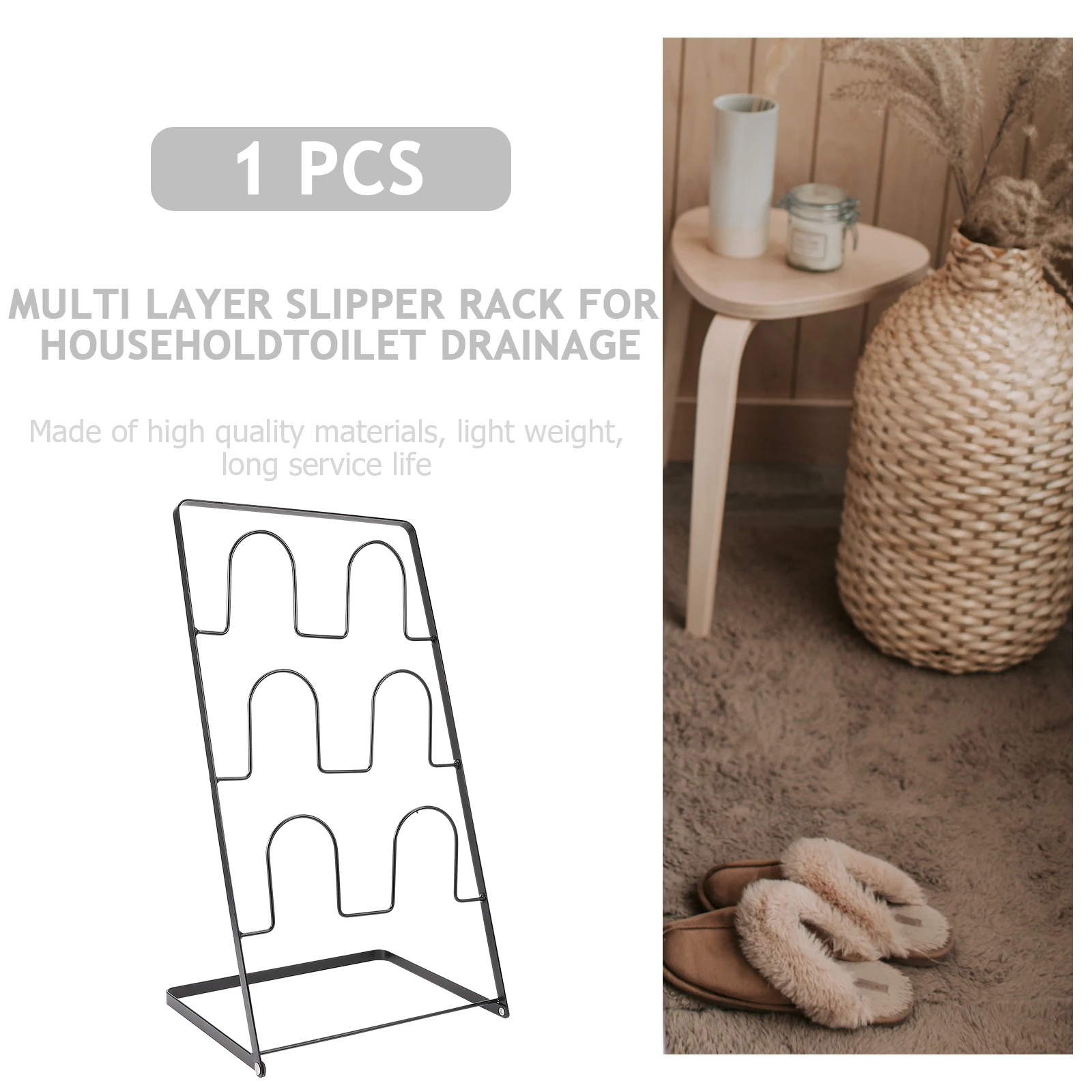 

Multi layer Slippers Rack Practical Long lasting Compact Simple Stable Rotatable Base Storage Household Shoes ganizer