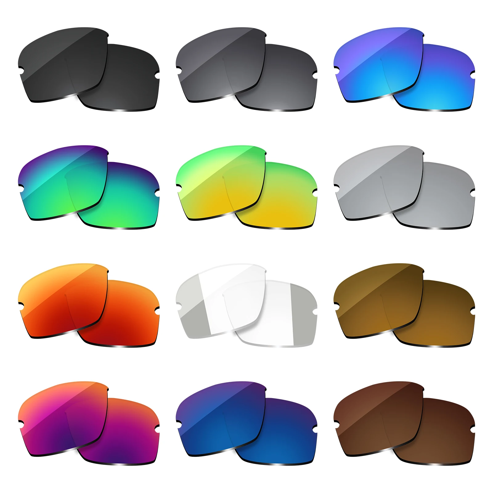 OOWLIT Polarized Lenses Replacements For Wiley X Compass Sunglasses