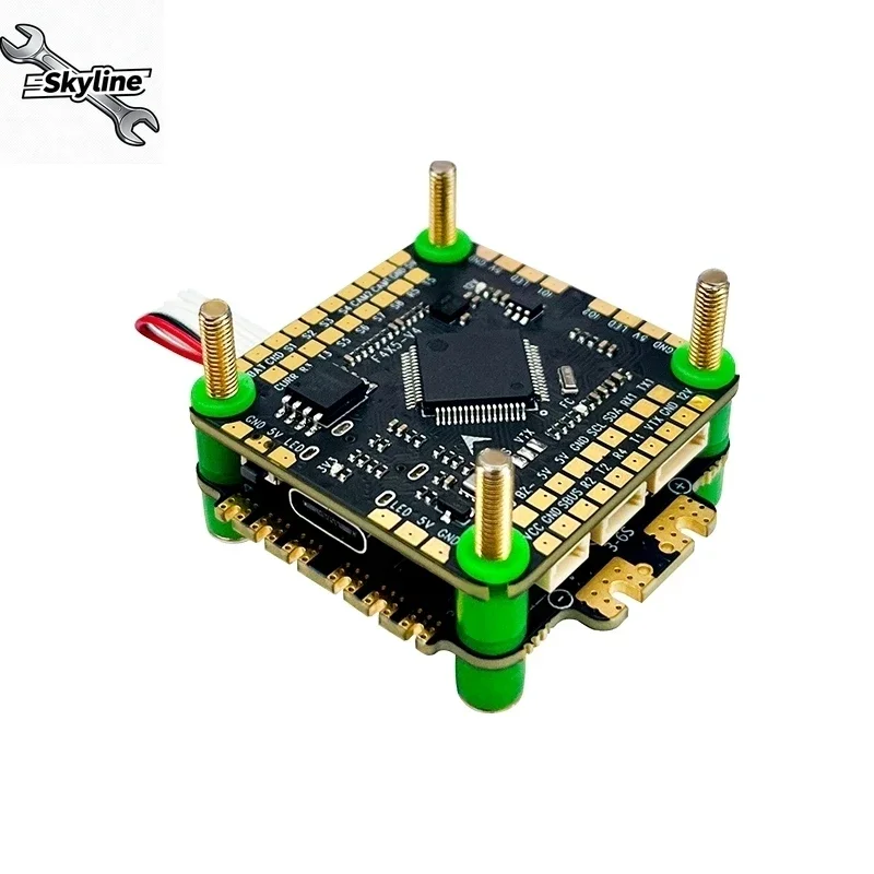 For Aocoda-RC F460S F405 V4 60A FC&ESC Stack F405 Flight Controller Bluejay 60A 4-in-1 ESC 30x30 for Racing Drone