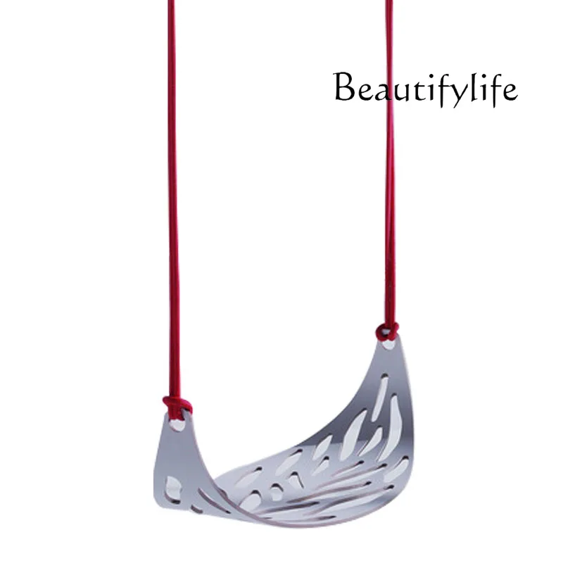 

Modern simple household swing design minimalist villa model room hanging chair Italian style personalized swing chair