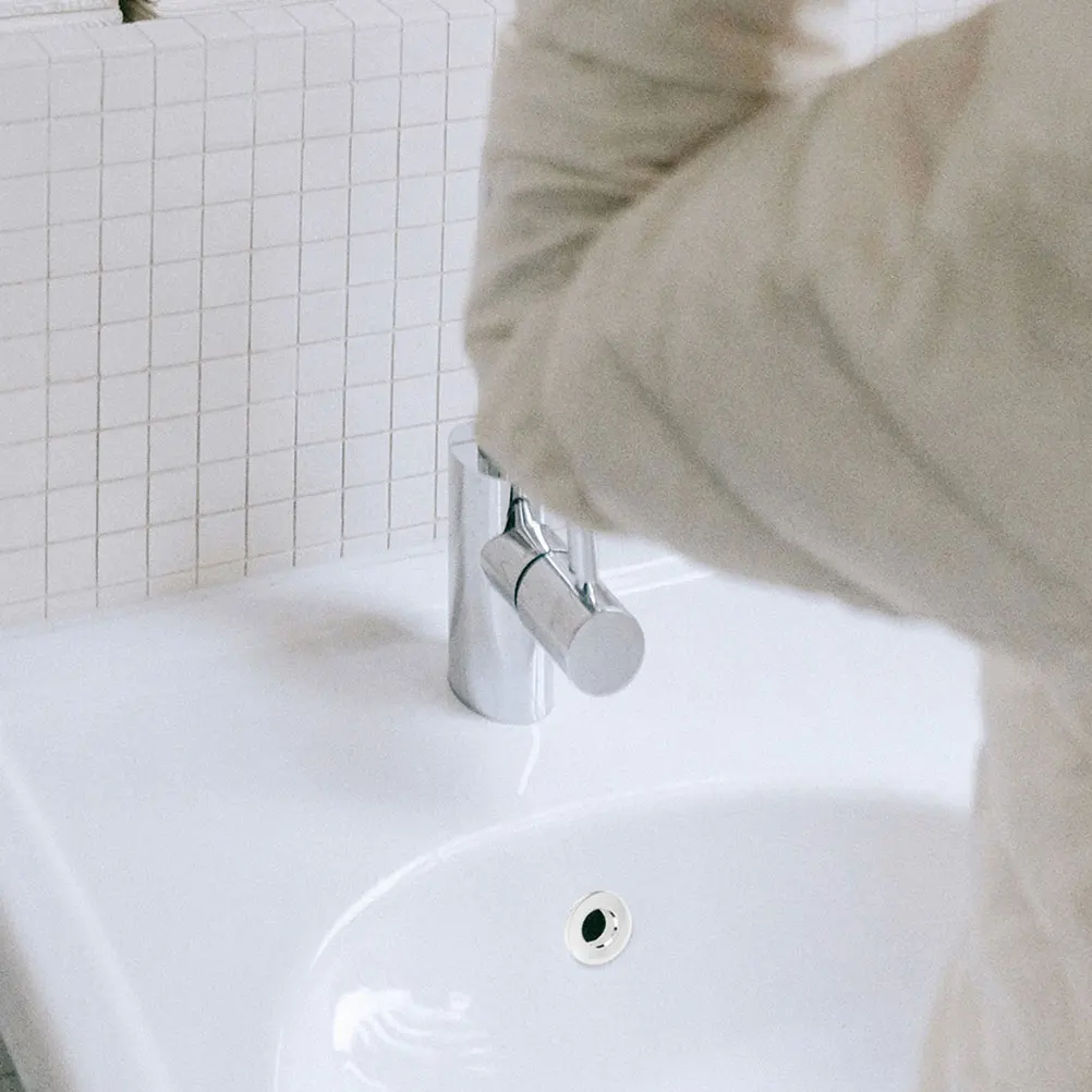 

4Pcs Sink Overflow Cover Washing Basin Rings Easy to Handle Efficient Stop Water Overflow Washing Basin Rings Bathroom Supplies