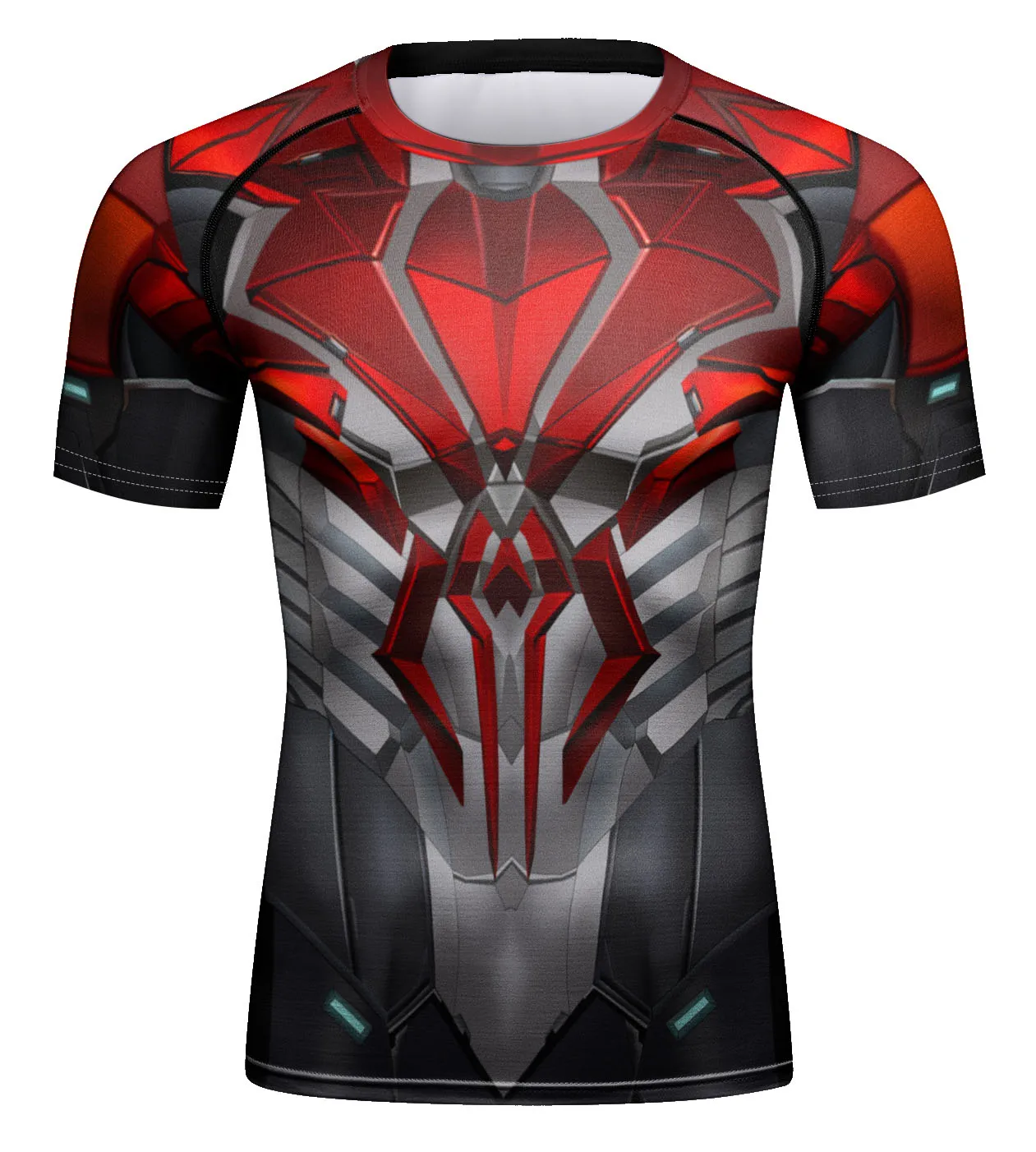 

Men's Short Sleeve Shirt 3D Technical Print Compression Sports T-Shirt Fantastic Sportiness Sweatshirt (231590)