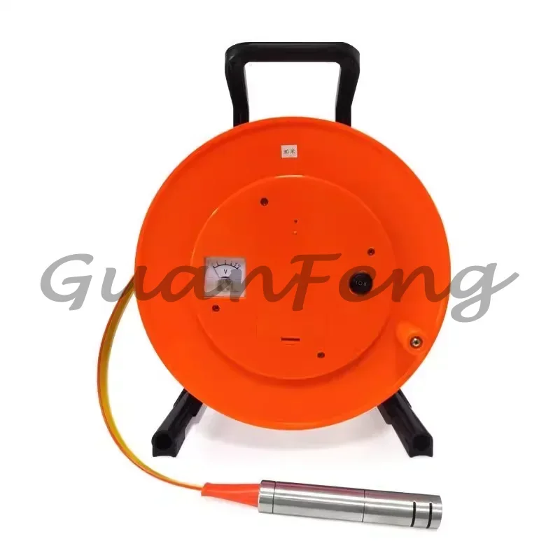Underground Well & Reservoir Water Level Meter, Steel Rule Water Depth Measuring Instrument Sensing Factor Design