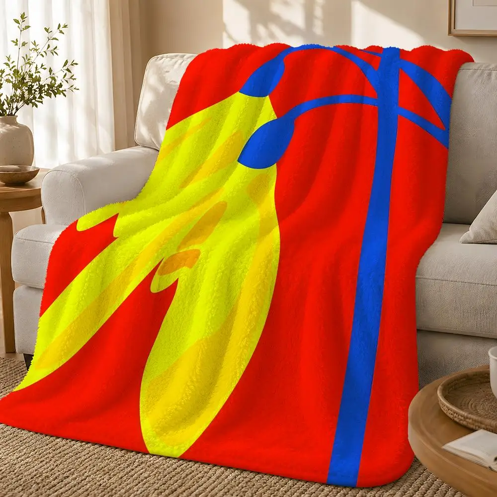 A-Antti Kalevi Illustration Art Throw 1pc Flannel Blanket Soft Lightweight Warm Cozy For Bedroom Sofa Bed