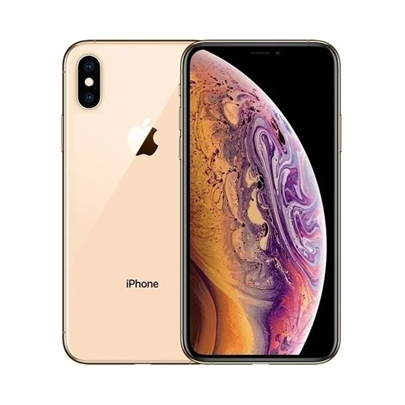 Apple iphone xs 4g ios smartphoen tela oled de 5.8 polegadas 256gb rom 2658mah bateria todas as cores em boas condições telefone usado