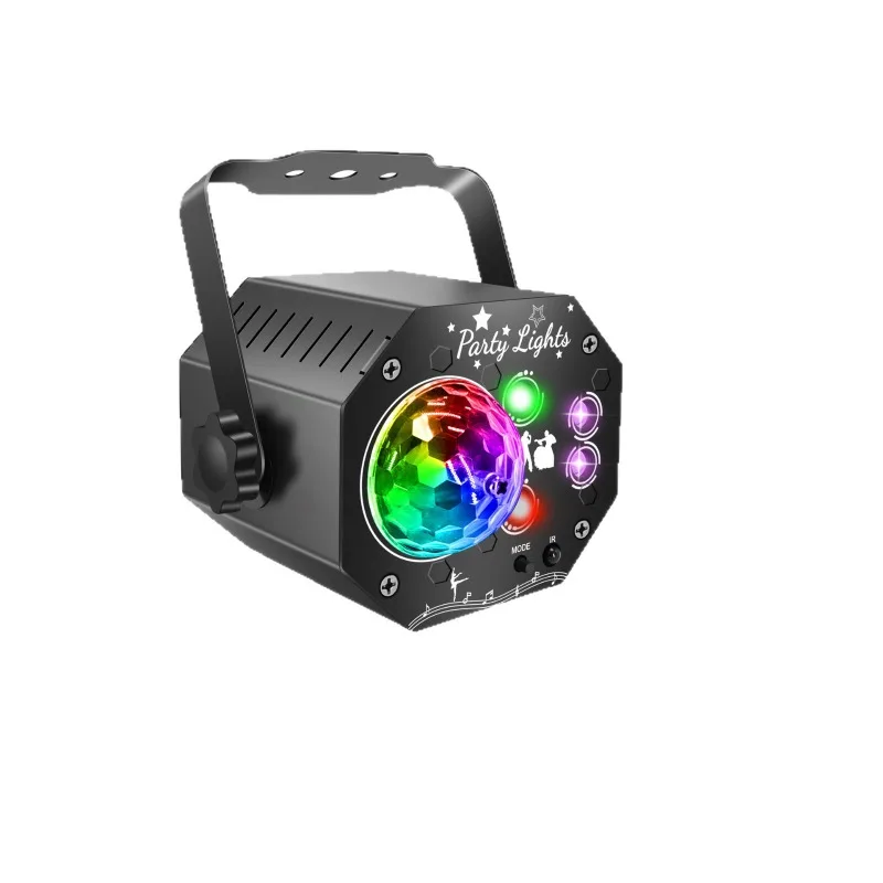 

New laser magic ball stage light, mini small 3-in-1 light