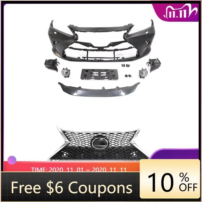 

High quality and reliableUpgrade 2018 Body Kit for Lexus Es Es200 300 Es250 2006 -2012 Old to New Bodykit Front Bum