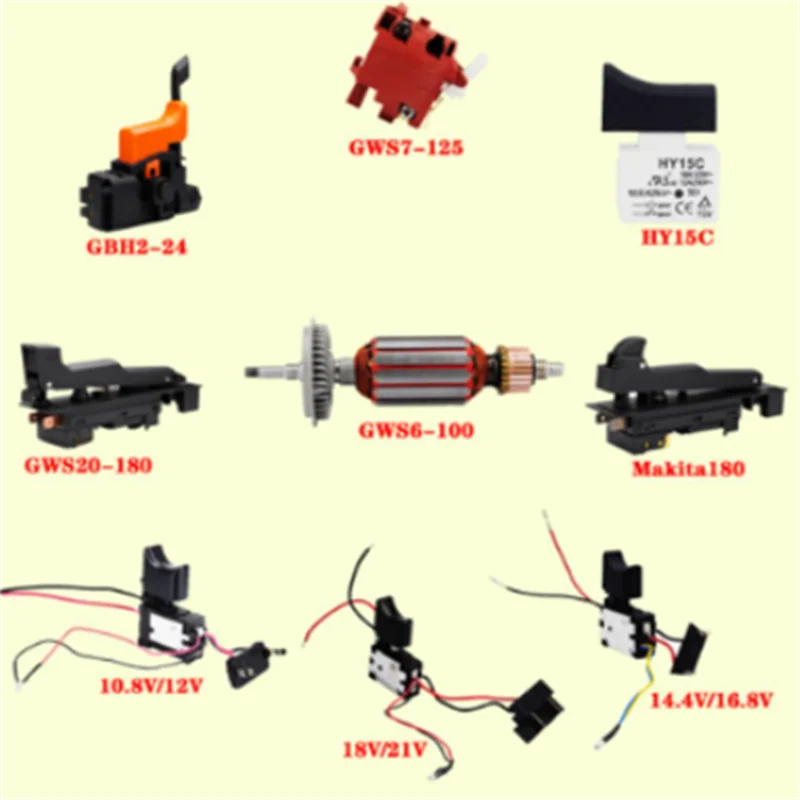 Imagem -04 - Drill Trigger Button Switch Adequado para Hy15c Hy15 Peças de Reposição de Ferramentas Elétricas