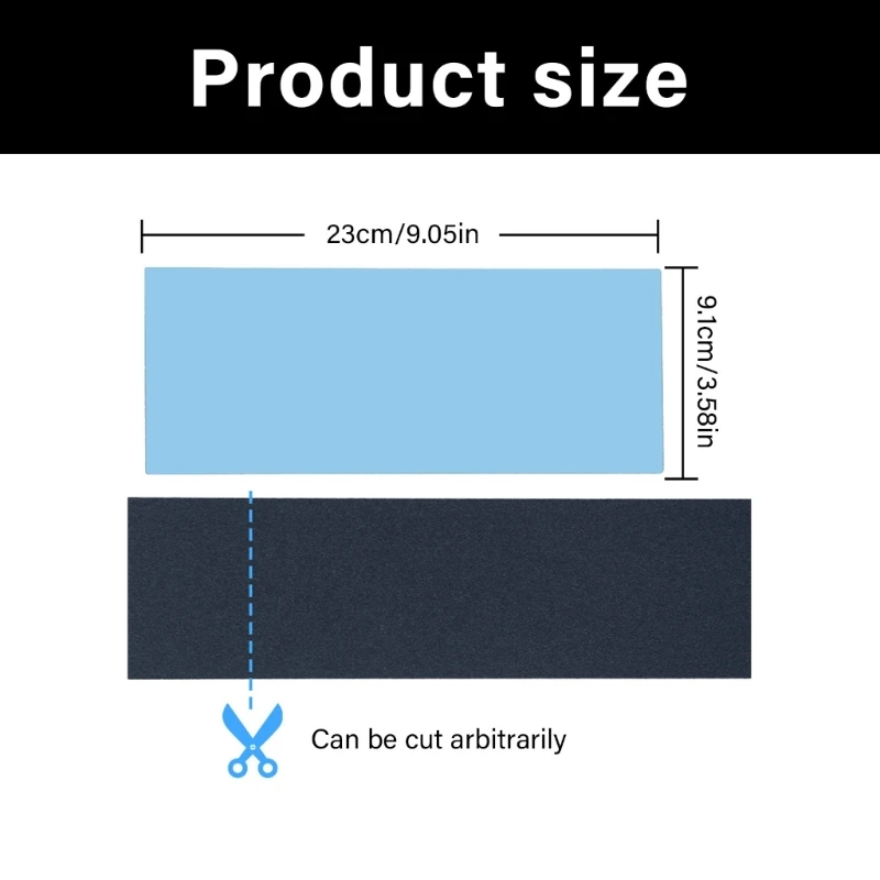 367D lenças profissionais lixa 9x3,6 polegadas carboneto silício para embarcações eletrônicas