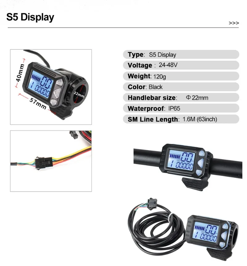 Kit de contrôleur de moteur à balais 36 V 1 000 W pour Vélo électriques - Kit de