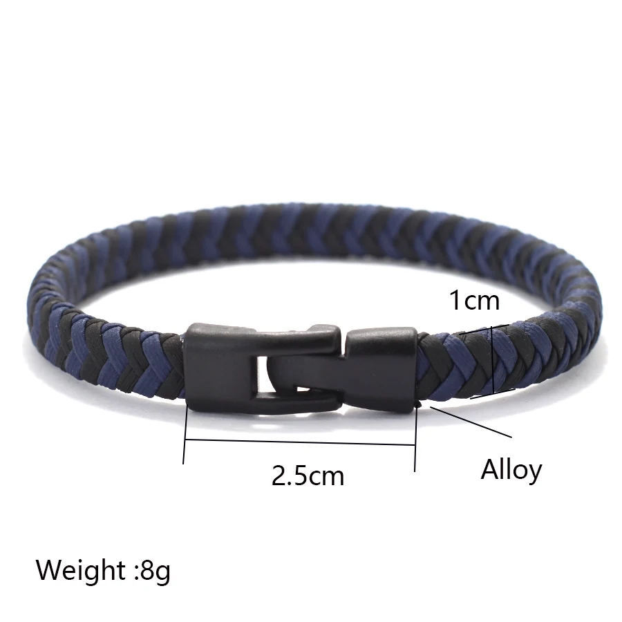 Mode Handgemachte Geflochtenen Seil Armband Armreif Männer Minimalistischen Outdoor Sport Camping Radfahren Armband Pulseria Hombre Zubehör