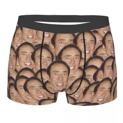 Cool Nicolas Cage Meme Boxers Shorts Panties Male Underpants Breathable Briefs Underwear