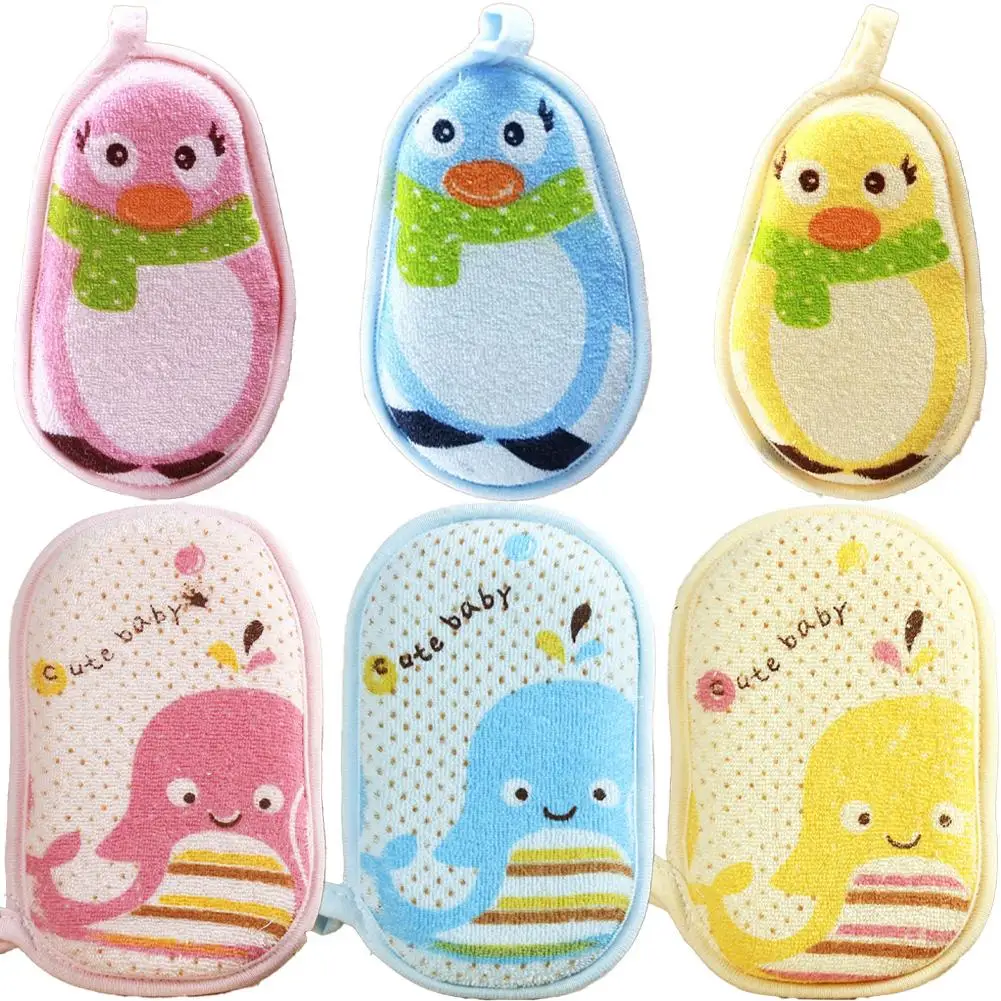 

Cartoon Animals Children's Bath Towel Fabric Baby Accessories Soft Bath Cartoon Bear Infant Brushes Soft Children S C4T4