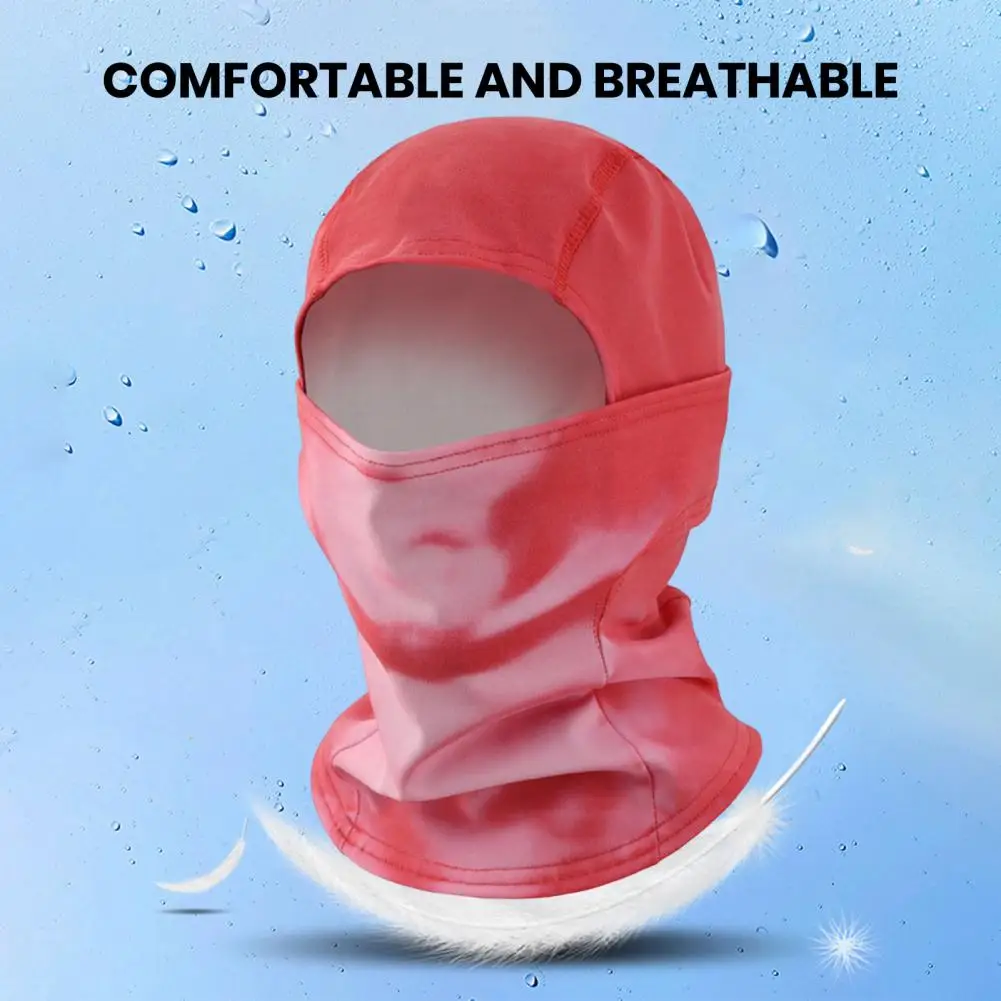 Heat-Sensitive Hooded Hat Color-Changing Fabric Opening Design Elastic Fit Temperature-Sensitive Hood Heat-reacting Headwear