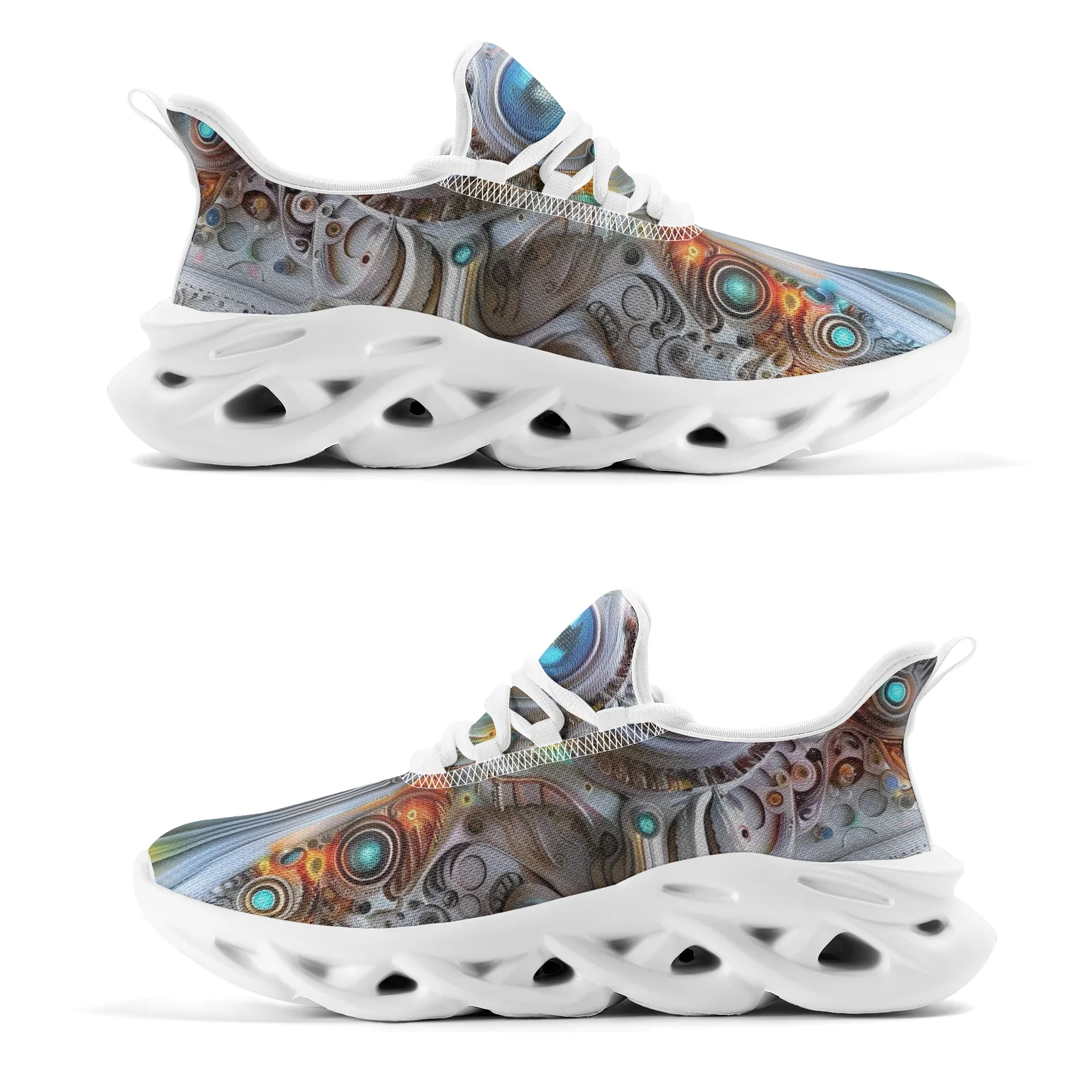أحذية رياضية مستقبل التكنولوجيا قابلة للتخصيص، أحذية رياضية كلاسيكية كاجوال، أحذية جري خفيفة للرجال والنساء #6