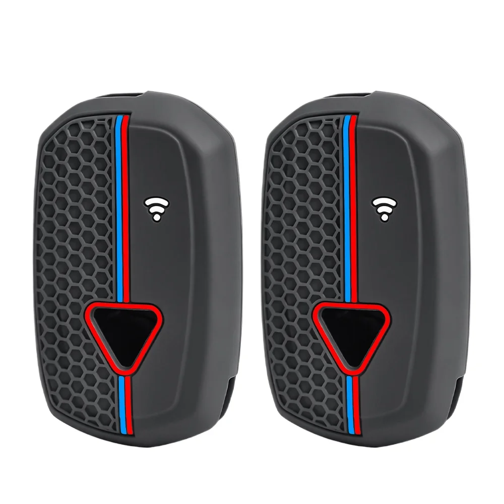 Silicone motorcycle key cover for Triumph Speed Triple XC XE scramble 1200 Rocket III key case holder keychain