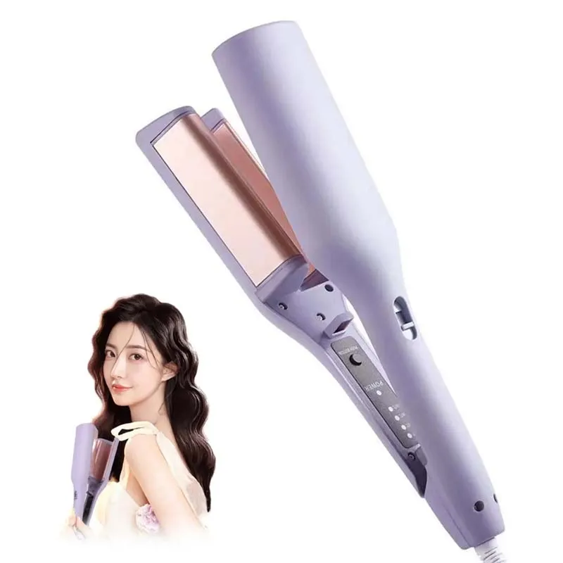

M-shaped Design Creates Long Lasting Voluminous Curls Waves Hotel Electric PTC Ceramic Hair Dryer Egg Curling Iron