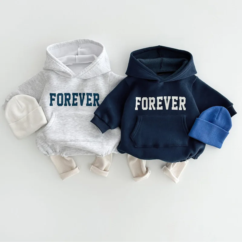 Family Matching Clothes Winter Thicken Sweater Children Set  Father Son Mother Daughter Long-sleeved Shirt Baby Birthday Clothes