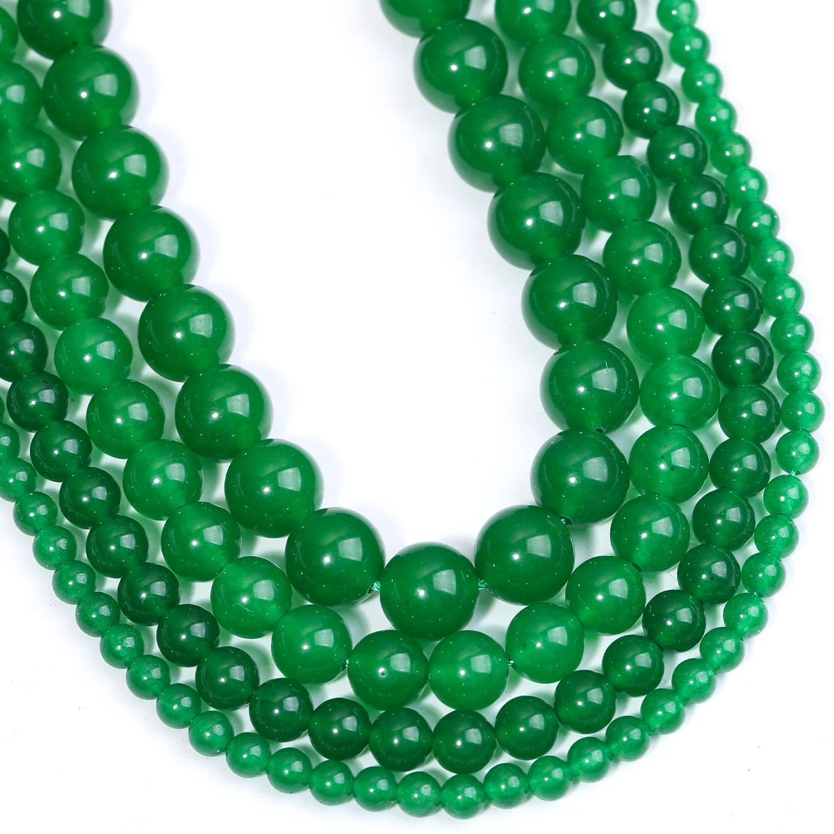 Malay Jade Natursteinperlen, Tianhe-Stein, runde lose Steinperlen für die Schmuckherstellung, DIY-Armband, Ohrringe, Zubehör – Detail 9