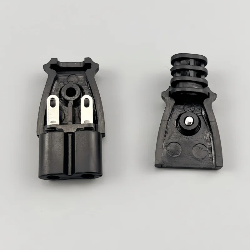 1/3Pcs C7 C8 Male Female Plug Power Outlet Embedded Electric Connector Connector 35mm*15mm AC 2.5A 5A 250v 3515mm