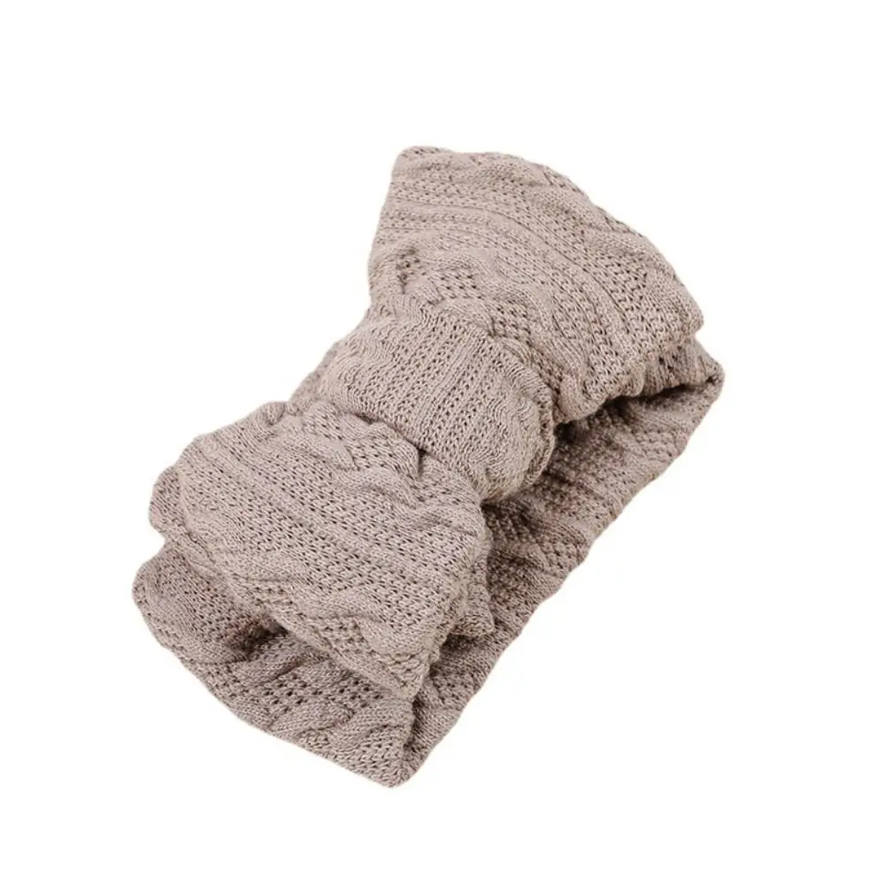 Jacquard Weave Baby Headband Thick Elastic Warm Lining Children Turban Stretchy Fit Soft Fabric Winter Hair Wrap Winter Season