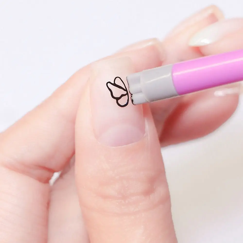 4/610/15PCS Maniküre Werkzeuge Nail art Stempel Stift Set Blume Malerei Zeichnung Nail art Pinsel Nagel Dekoration werkzeug Langlebig