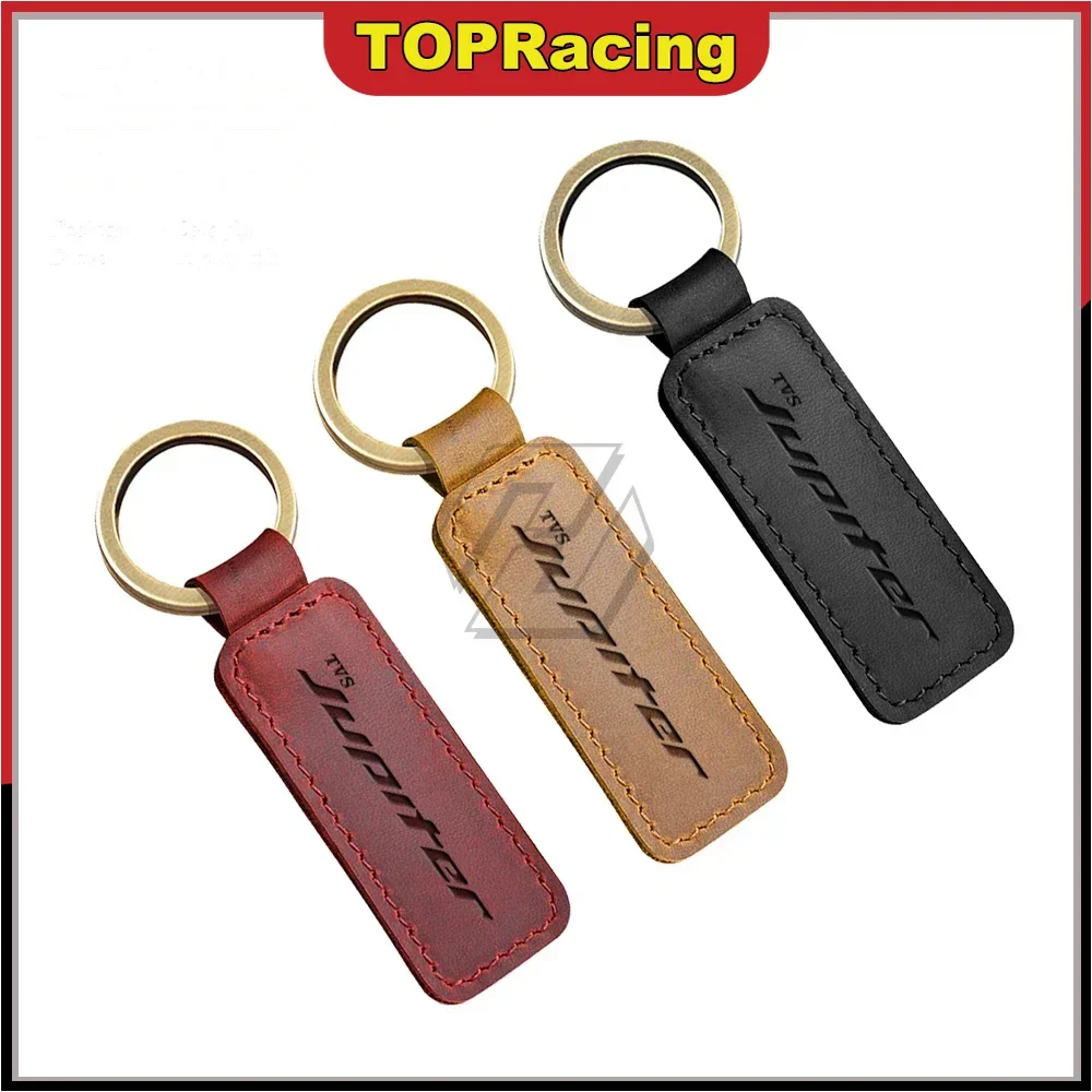 

Для TVS Jupiter Scooter мотоцикл кожаный брелок из воловьей кожи брелок для ключей