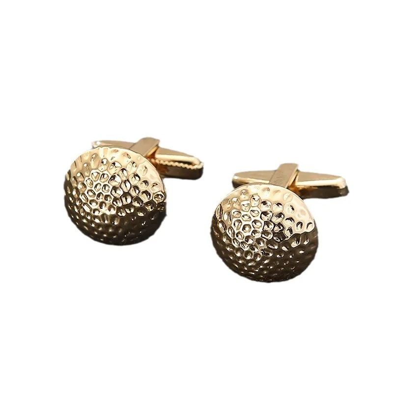 أزرار أكمام قميص رجالي بأكمام أزرار أكمام مجوفة، قميص كوري بإبزيم معدني نقي وأكمام ذهبية #5