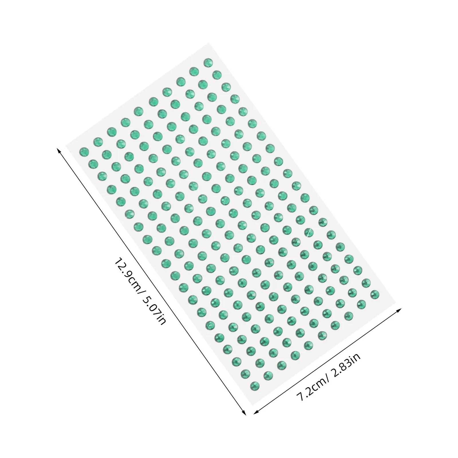 20 Stück 4 mm selbstklebende Acryl-Strasssteine, Gesichtsdiamanten, Aufkleber zum Basteln und Zubehör, funkelnde Edelsteine mit flacher Rückseite