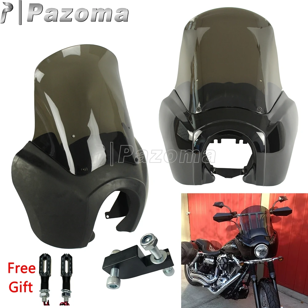 Club Style Fairing For Harley Dyna Super Wide Glide Street Fat Bob FXDXT 15