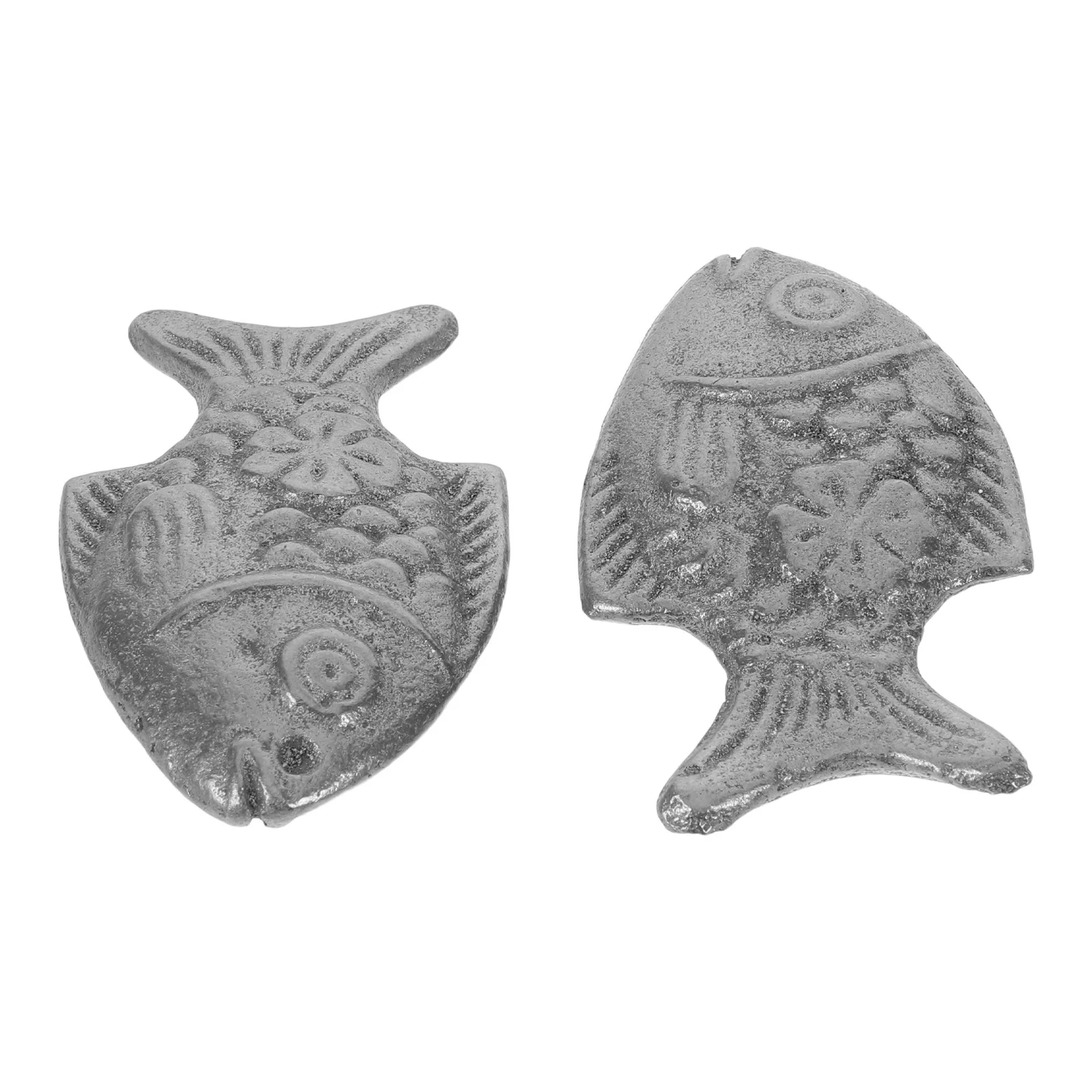 

2pcs Fish Cooking Tool Cast Fish For Iron-Rich Diet Stew Soup Boiling Vegan Source Deficiency Solution Iron Kitchen Tool Safe