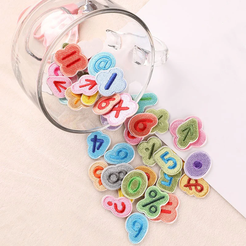 

123 @ номер, ручное шитье, нашивки, вышивка, железный значок для сумки, аксессуары для одежды, ремонт «сделай сам», хит продаж