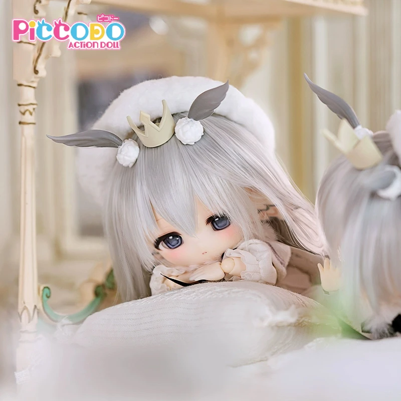 Genuine Piccodo Action Doll 1/12 Scale Haneko 2d Articulated Doll Dress Up Collect Model Desktop Decoration Girl'S Gift In Stock