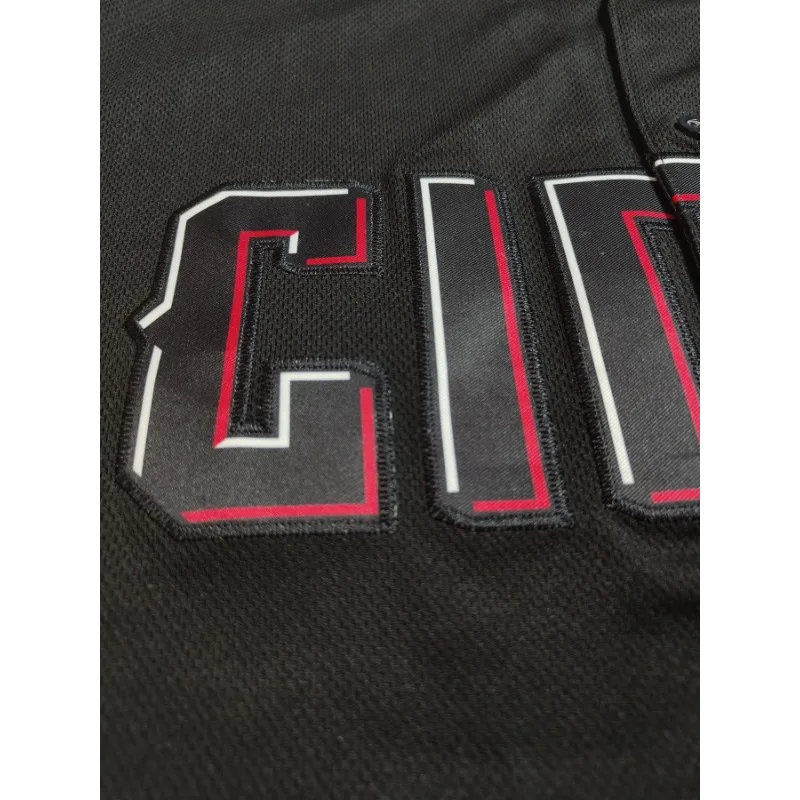 قميص بيسبول رجالي مطرز بأحرف وأرقام على شكل حرف V، ملابس بيسبول رياضية فضفاضة للرجال ملابس رياضية وخارجية لجميع المواسم