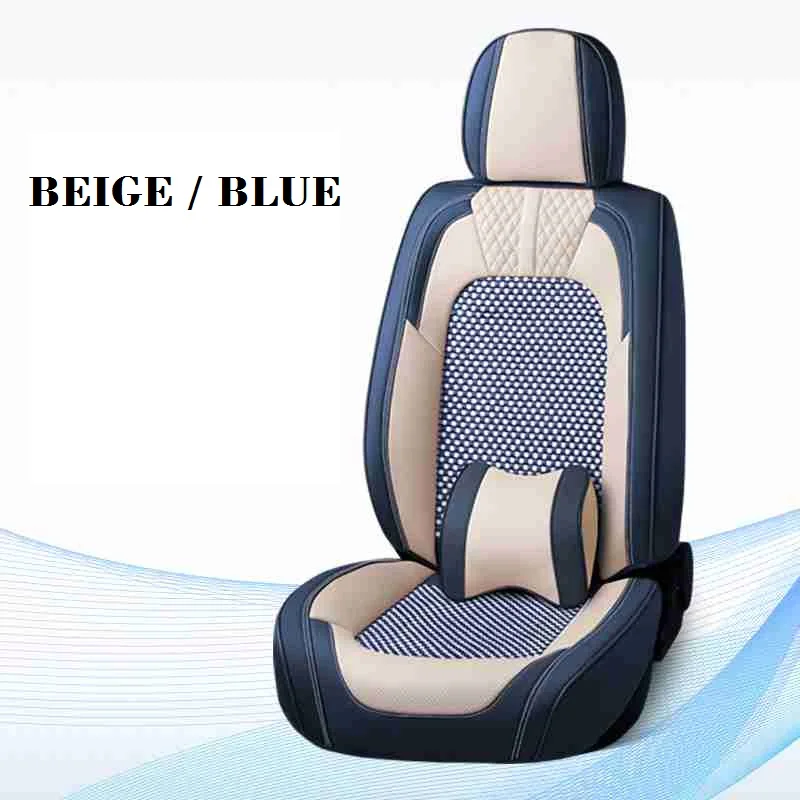 

Fashion 2023 New Design Luxury Leather Car Seat Covers Fit For Universal Car Seats Cushion Full set 5 seats car